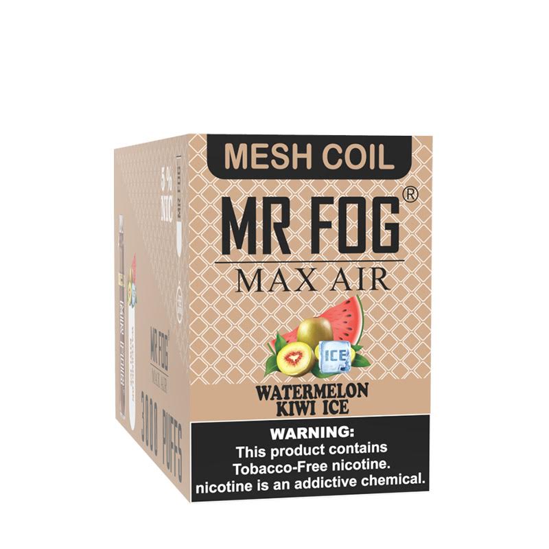 Mr fog max air 2500 watermelon kiwi ice 20mg/mL disposable