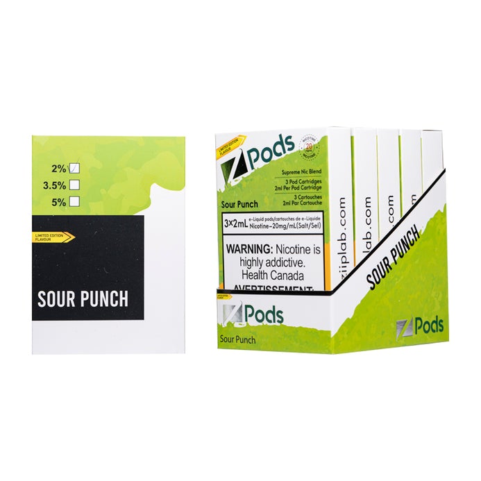 Zpods sour punch 20mg