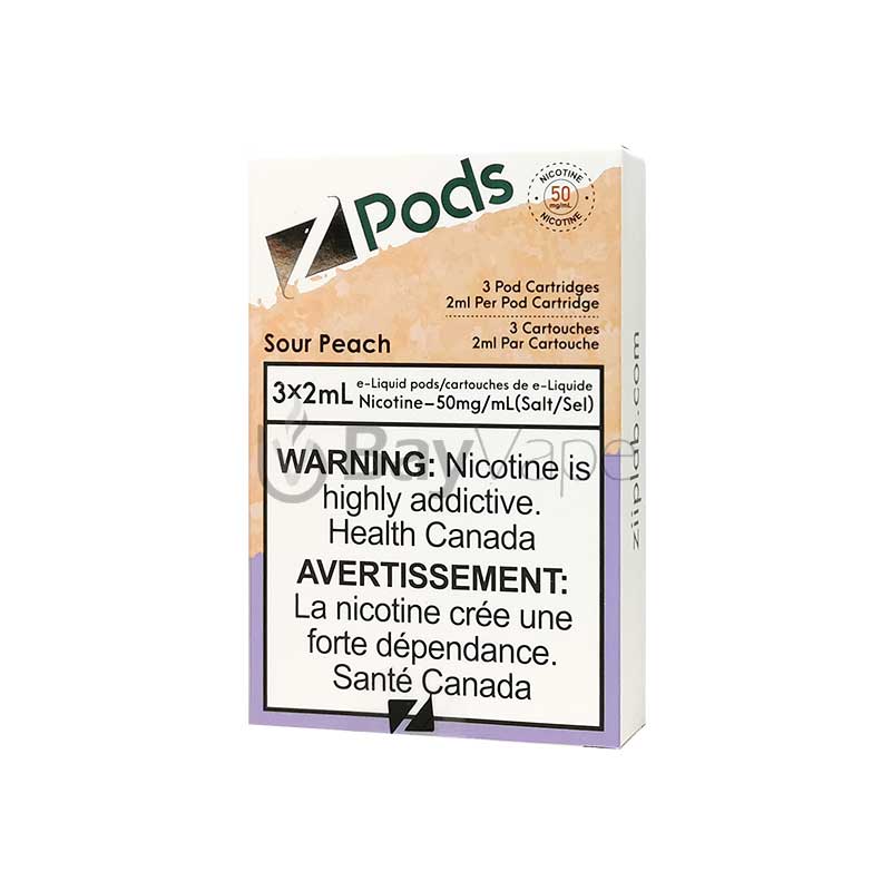 Zpods sour peach 20mg