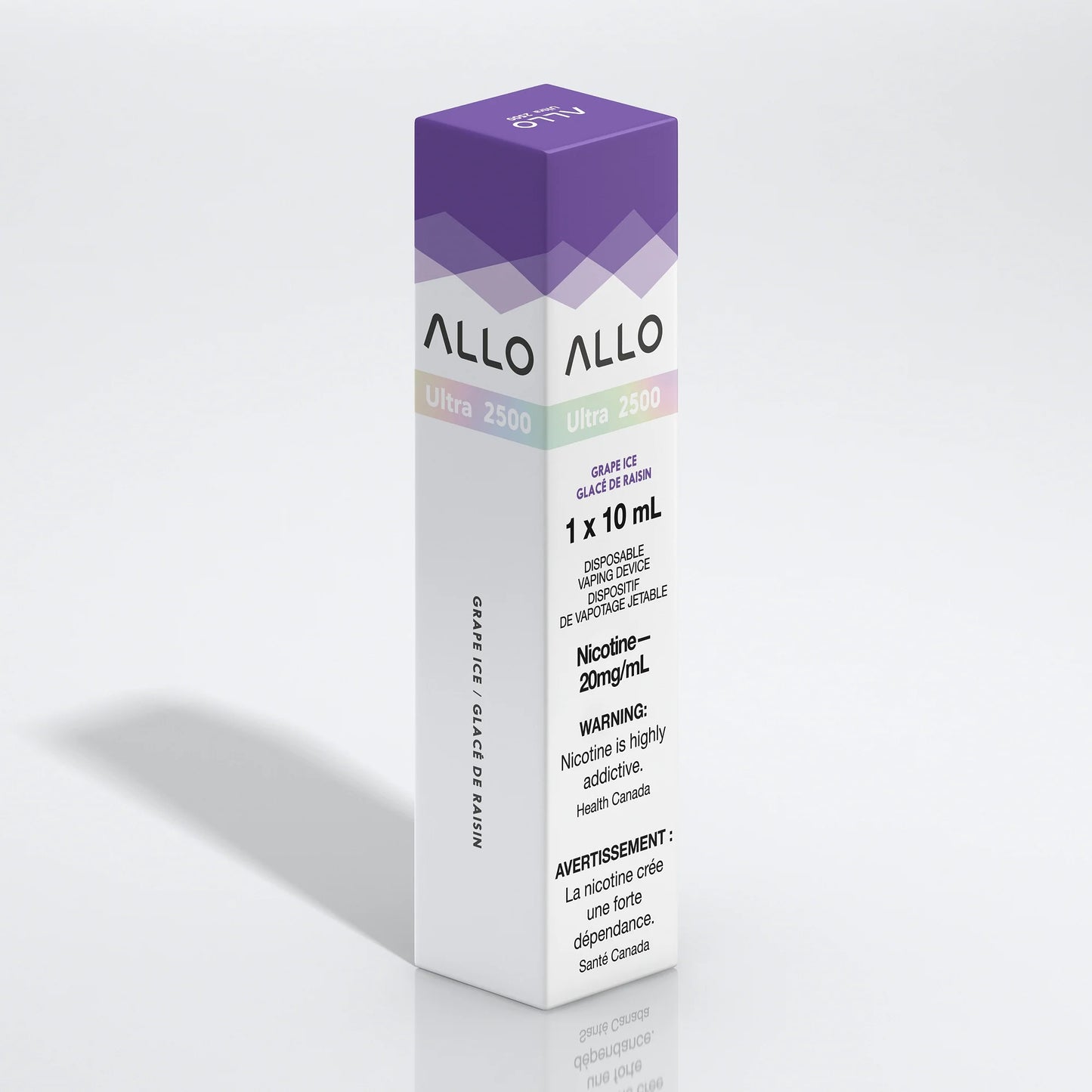 Allo Ultra 2500 Grape Ice 20mg/mL Disposable (Provincial)