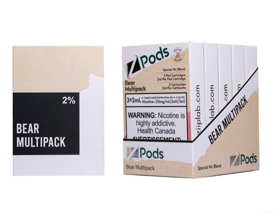 Zpods bear multipack candy 20mg