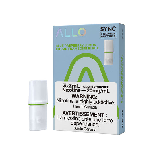 Allo Sync Blue Raspberry Lemon 20mg/mL pods