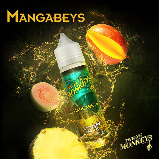 Twelve monkeys mangabeys pineapple mango guava 60ml 3mg