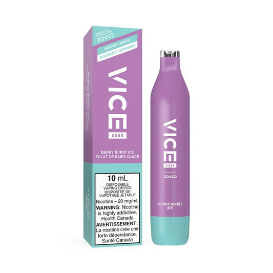 Vice 5500 berry burst ice 20mg/mL disposable