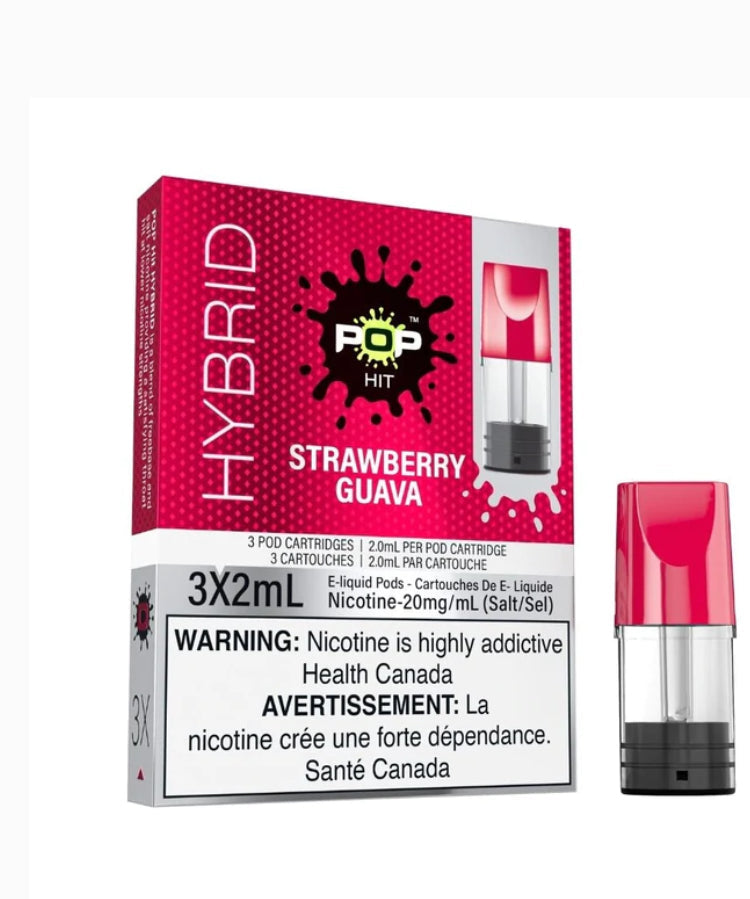 Pop hit strawberry guava pods 20mg