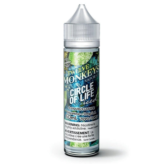 Twelve monkeys ice age circle of life nicotine free 60mL