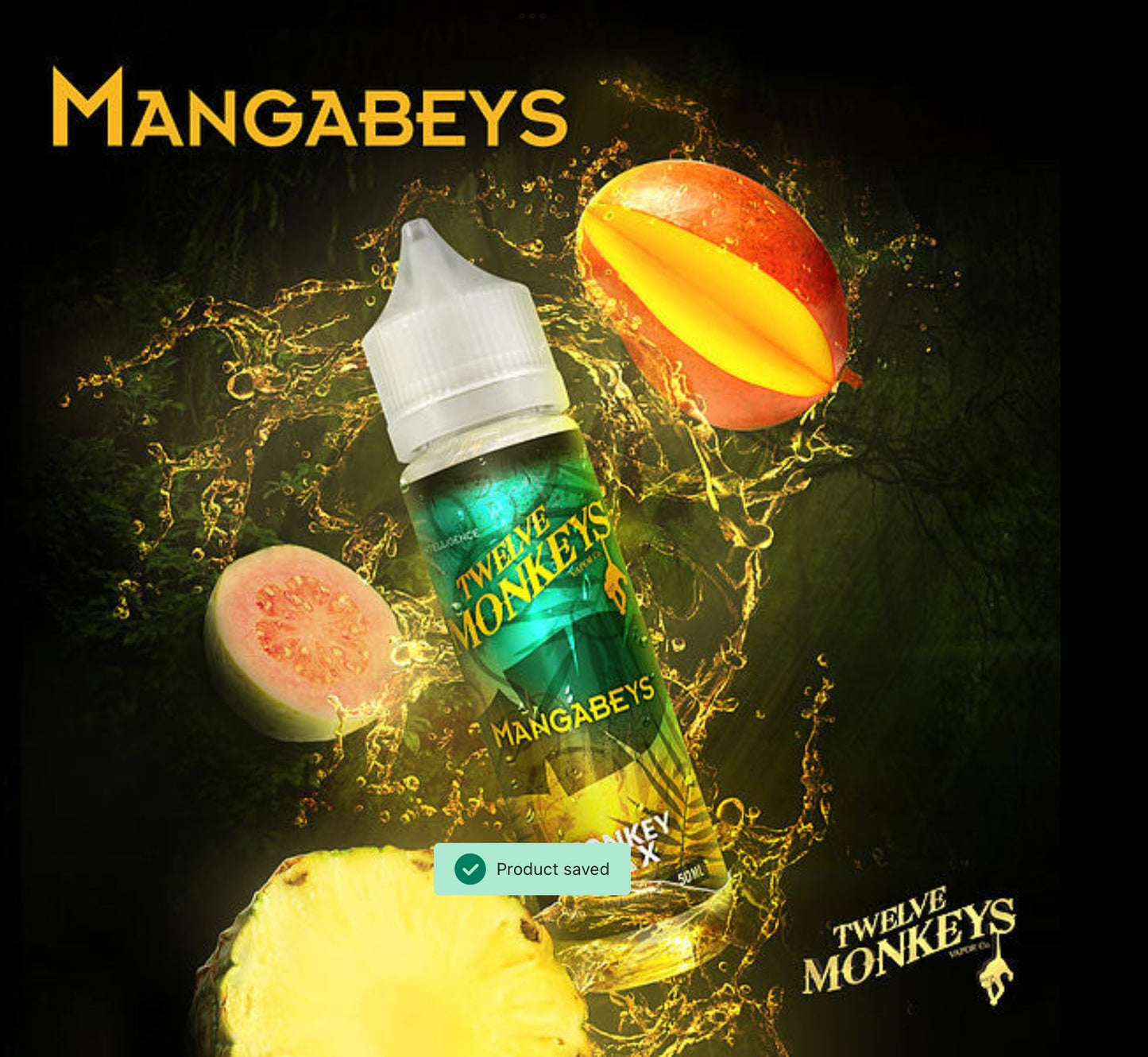 Twelve monkeys mangabeys nicotine free 60mL