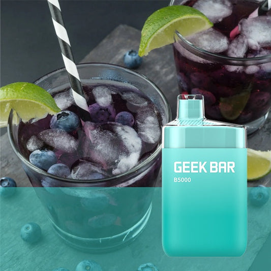 Geek bar B5000 Blue razz ice 20mg/mL disposable