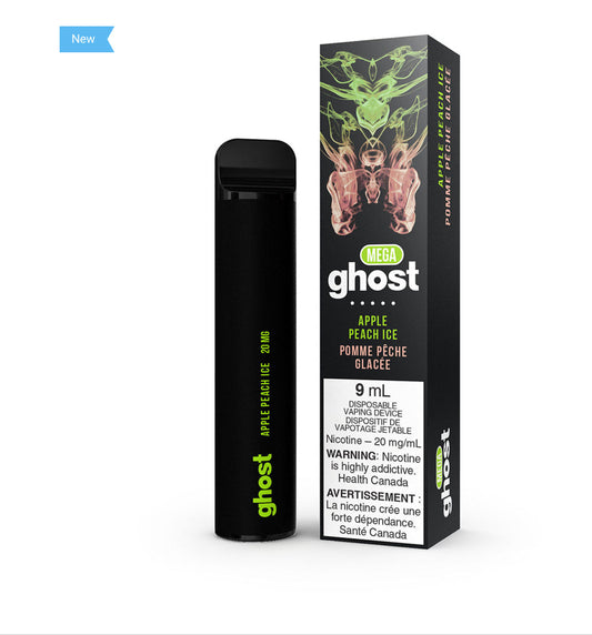 Ghost Mega Apple Peach Ice 20mg/mL Disposable (Provincial)