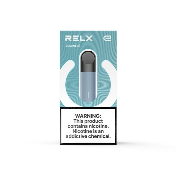 Relx essential vaping steel blue