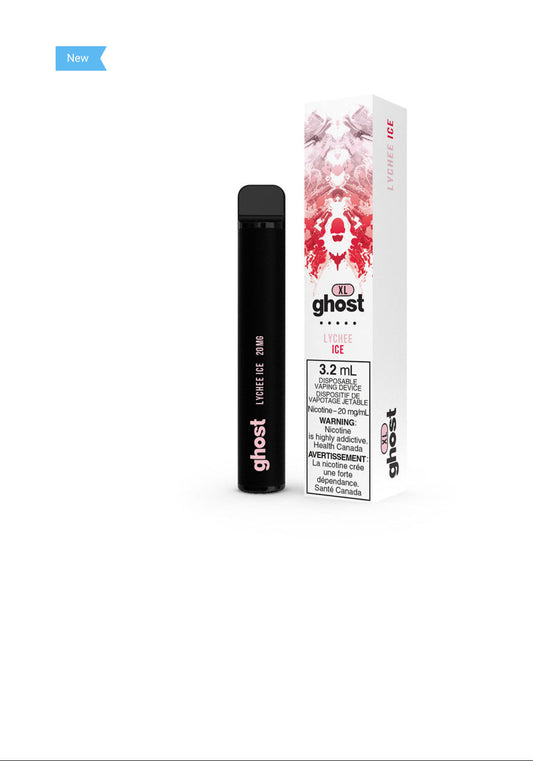 Ghost xl lychee ice 20mg/mL disposable