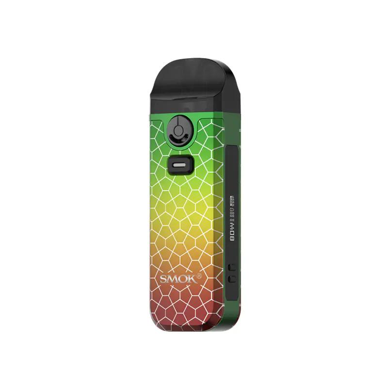 Smok Nord 4 (80w) Kit Rasta Green Armor Device