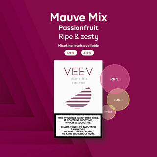 Veev epod mauve mix passionfruit 18mg/mL
