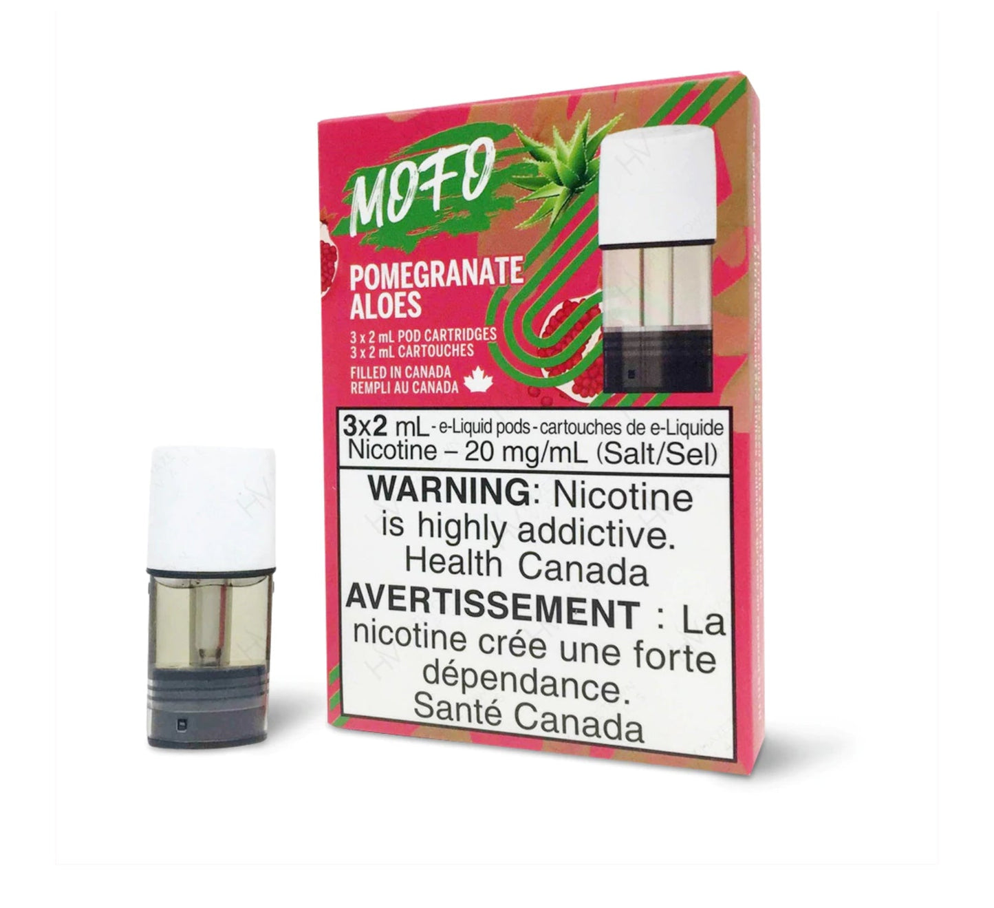 Stlth mofo pomegranate aloes pods 20mg