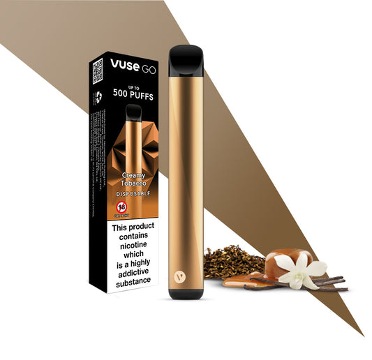 Vuse go disposable creamy tobacco 20mg/mL disposable