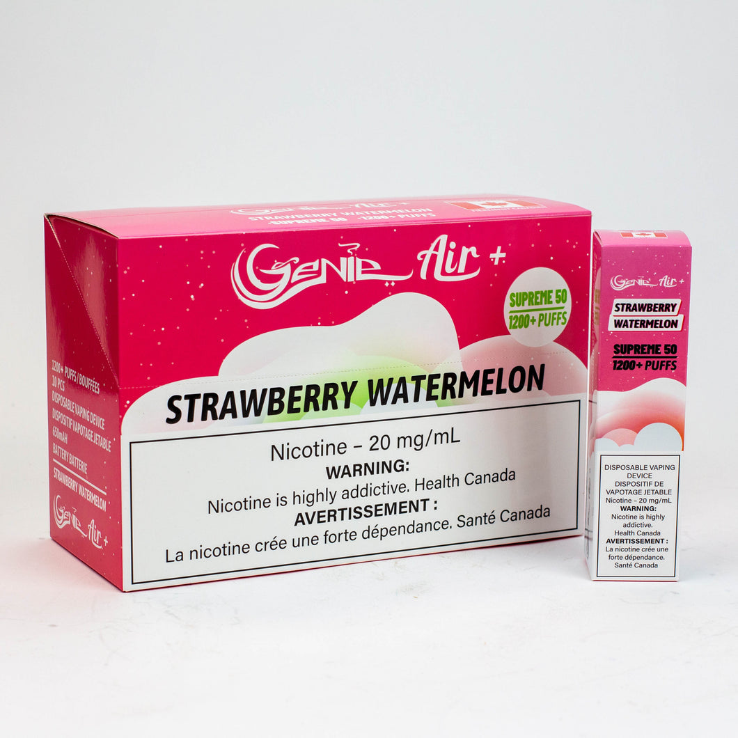 Genie air strawberry watermelon 1200 puff 20mg/mL disposable