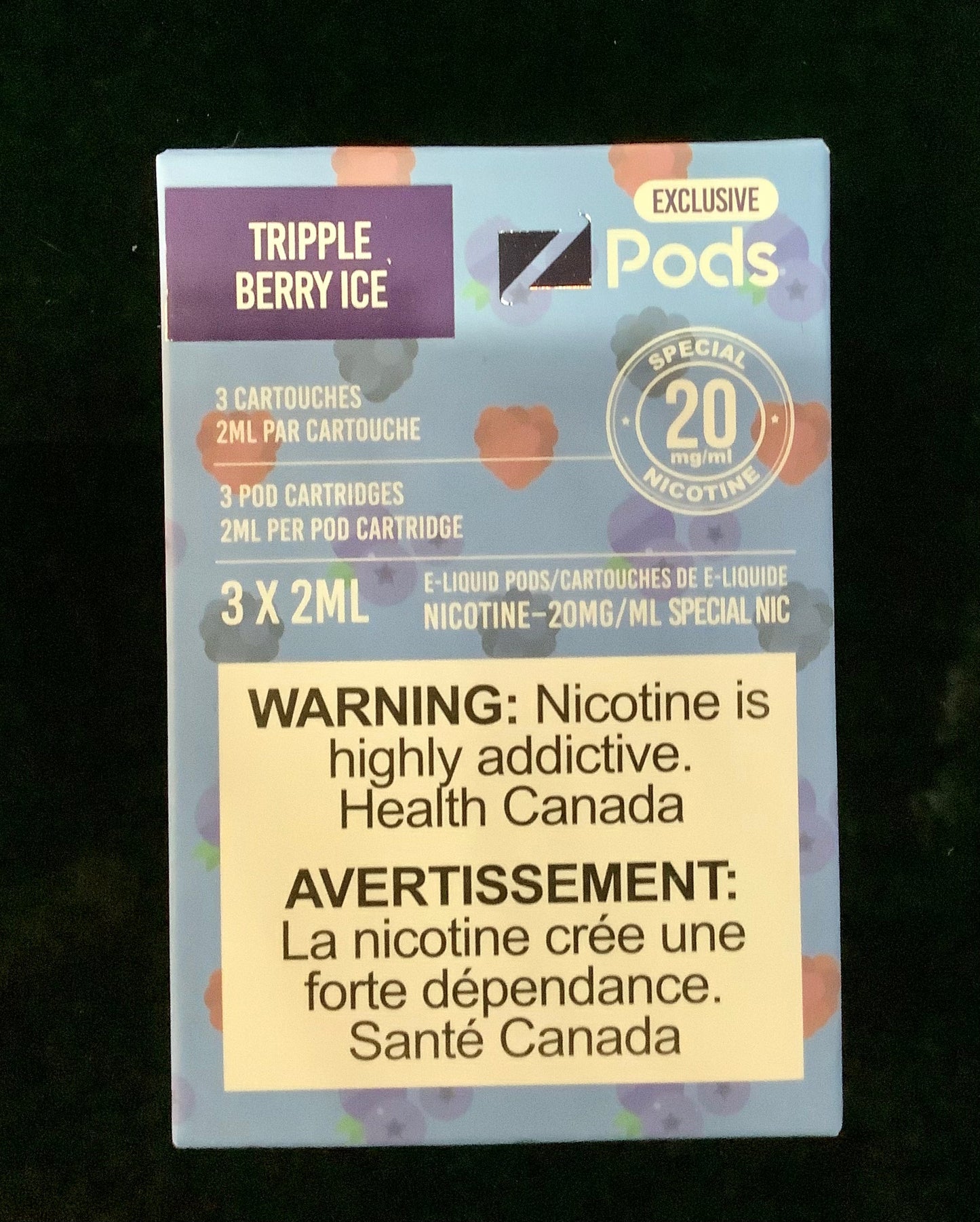 Zpods triple berry ice 20mg