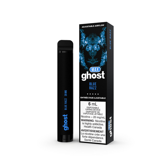 Ghost max blue razz 20mg/mL disposable