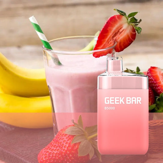 Geek bar B5000 Strawberry banana ice 20mg/mL disposable
