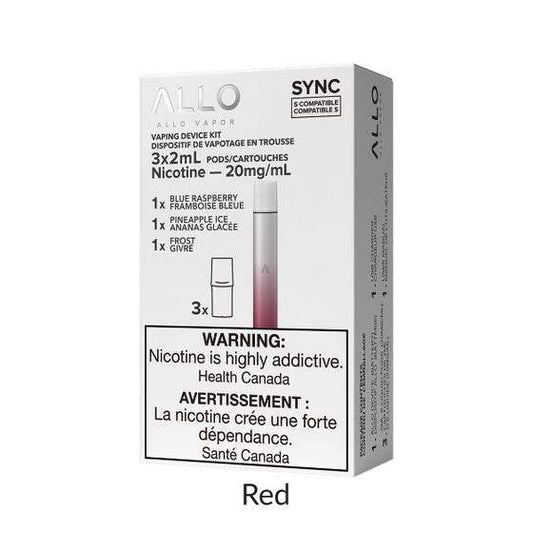 Allo sync starter kit silver red 20mg/mL