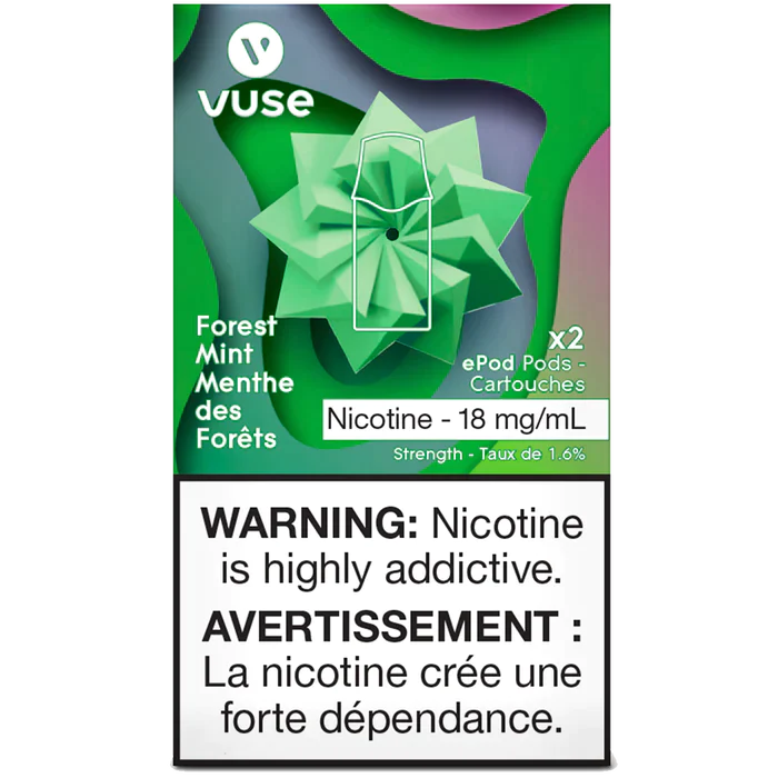 Vuse epod forest mint 18mg/mL ×2