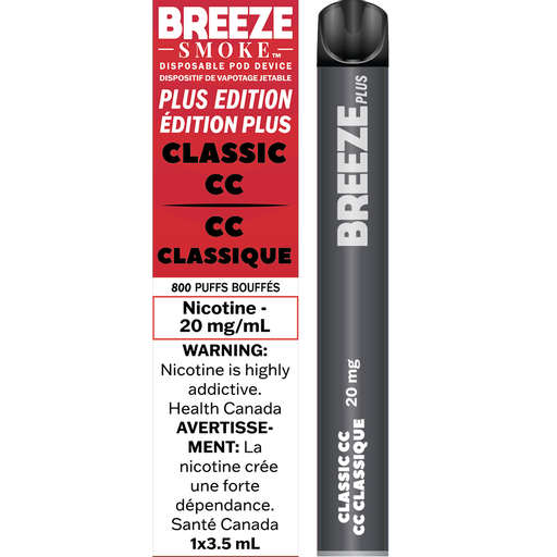 Breeze smoke classic 20mg disposable