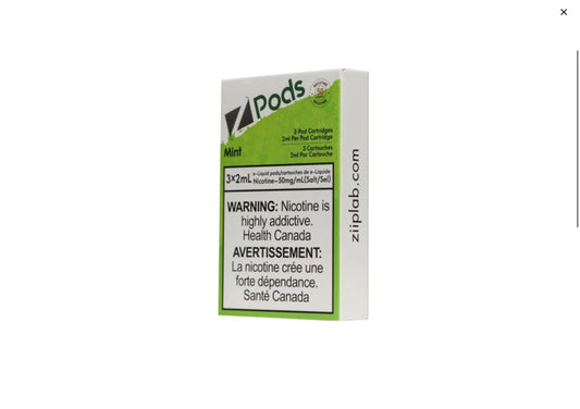 Zpods mint 20mg