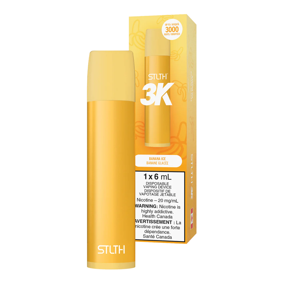 Stlth 3k Banana ice 20mg/mL disposable