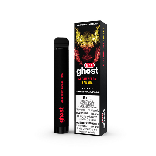 Ghost max strawberry banana 20mg/mL disposable (Provincial)