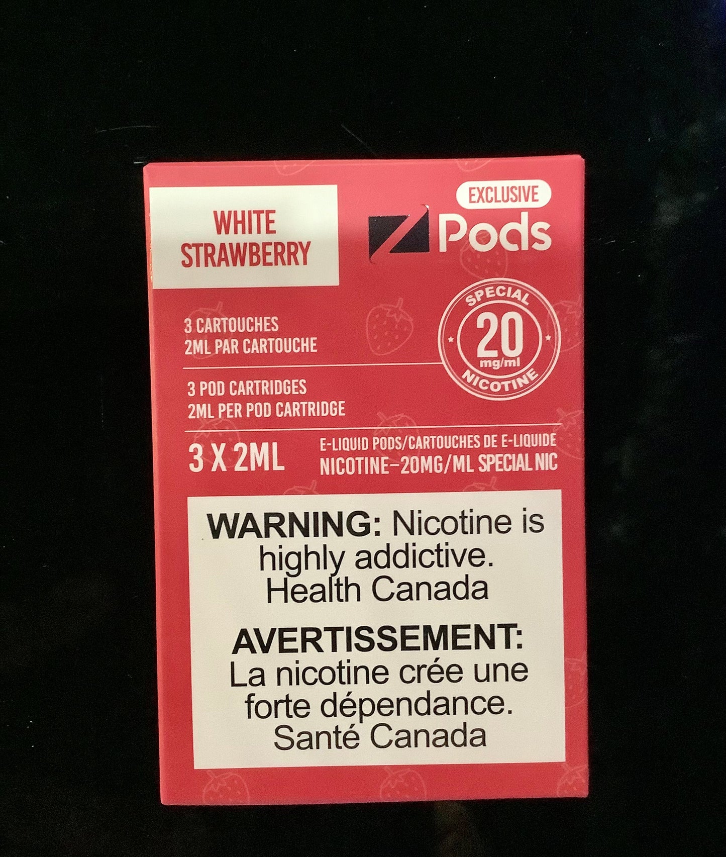 Zpods white strawberry 20mg