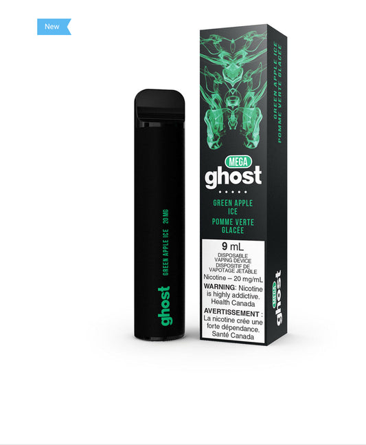 Ghost mega green apple ice 20mg/mL disposable
