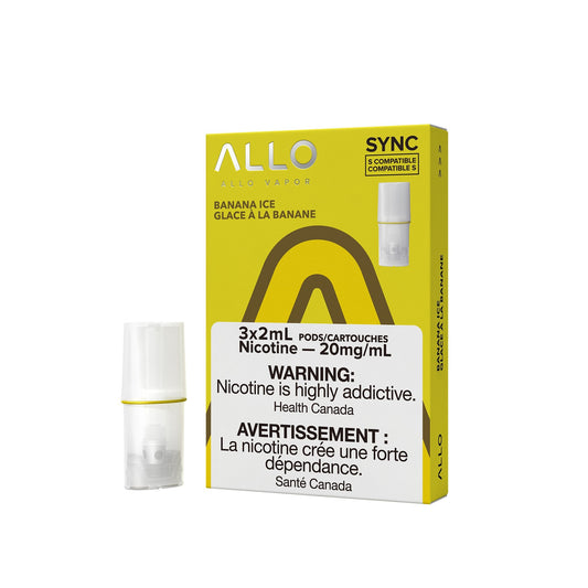 Allo sync banana ice 20mg/mL pods