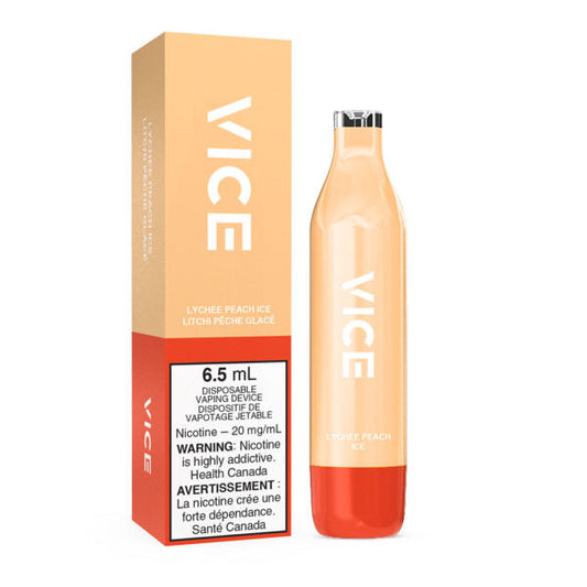 Vice 2500 lychee peach ice 20mg/mL disposable