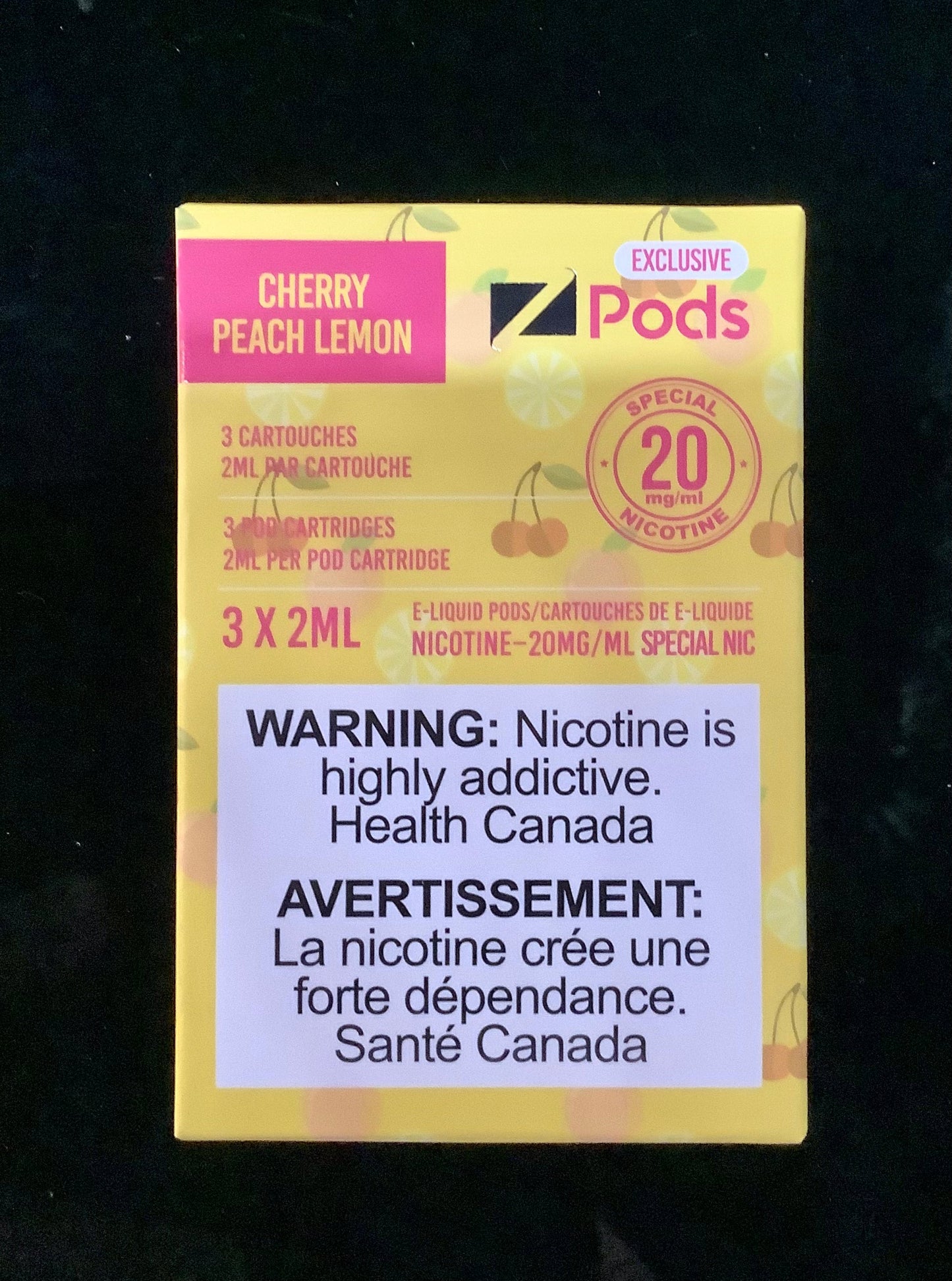 Zpods cherry peach lemon 20mg