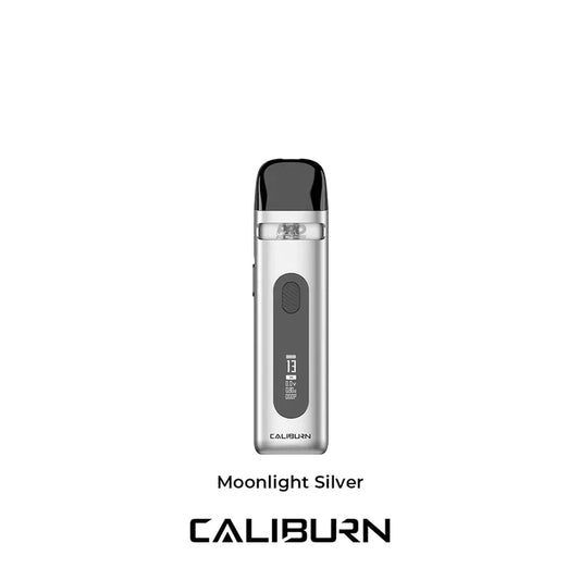 Uwell Caliburn X vaping device kit Moonlight Silver