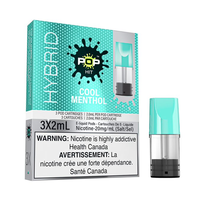 Pop hit cool menthol pods 20mg