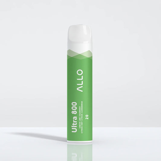 Allo ultra 800 Lemon lime cranberry 20mg/mL disposable