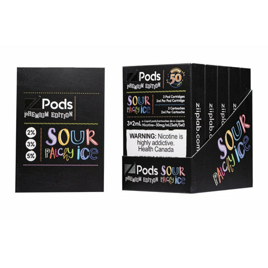 Zpods sour patchy ice 20mg